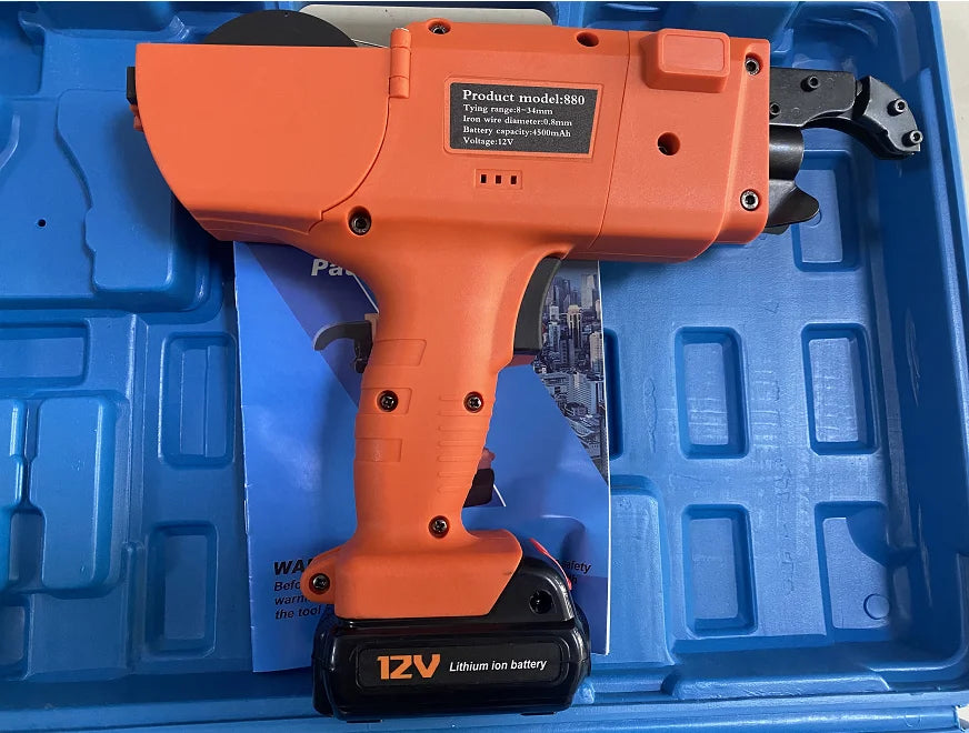 Automatic Rechargeable Electric Rebar Tying Gun Small Steel Binding Machine with Motor Wire Tier Rebar Tying Tool