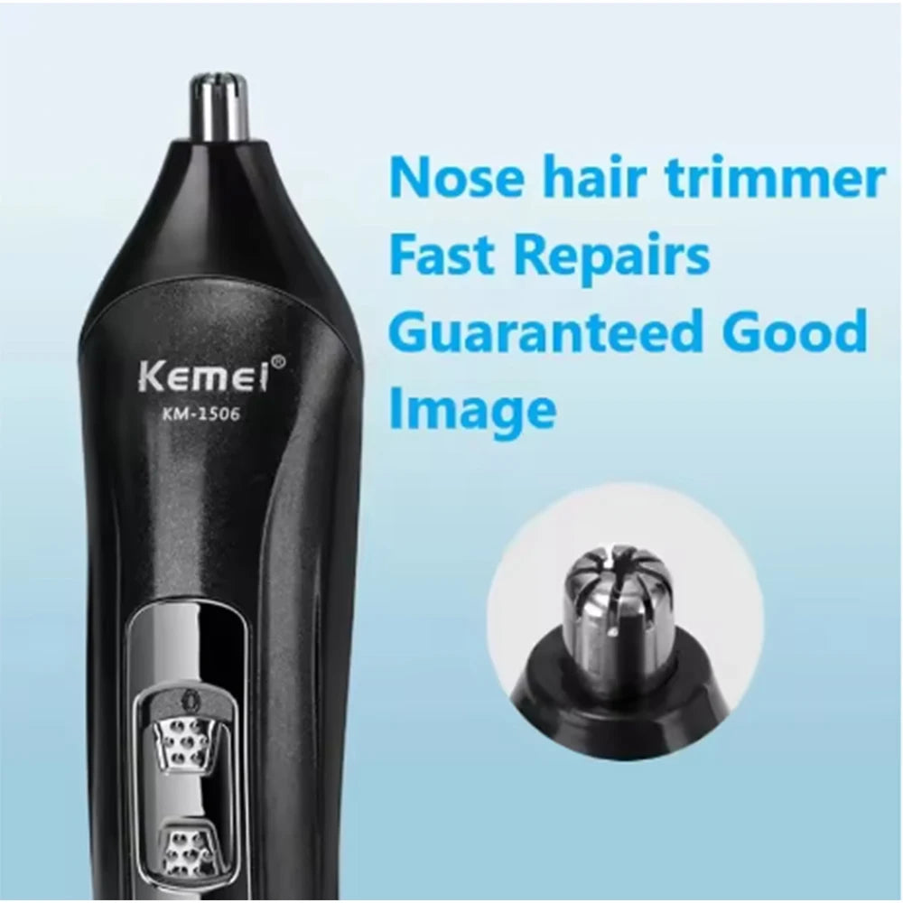 Kemei KM-1506 3 in 1 Electric Shaver Hair cutting Charging Hair trimmer Electric Rechargeable Nose Professional Shaving Machine