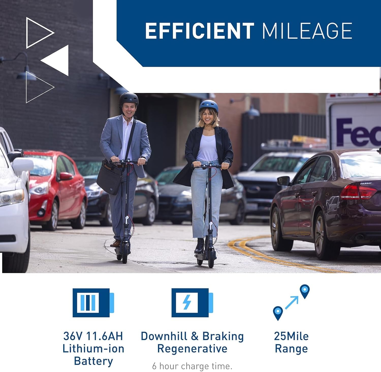 S2 Pro Electric Scooter, 500W Motor, 10" Solid Tires, 25 Miles Range, 19 Mph Folding Commuter Electric Scooter for Adults